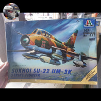 italeri skala 1/72 sukhoi su-22 um -3k strike fighter plastic model kit pesawat tempur rusia