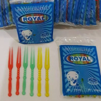 garpu kue  kecil plastik,, garpu royal