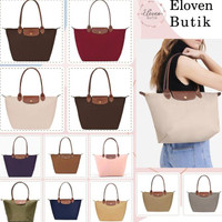 Terbaru,Termurah,Terpercaya Tas Bahu Wanita Lonchamp Le Pliage Classic Medium Long Handle Terbaru,Termurah,Terpercaya