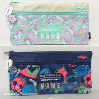ori smiggle limitless 330 ld pencil case large capacity big pouch anak
