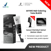 Myiwe Hair Coloring Tube Sisir Penghilang Uban / Penghitam Rambut Beruban