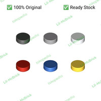 Lego Part 35380 / 98138 Tile, Round 1 x 1 Basic Color