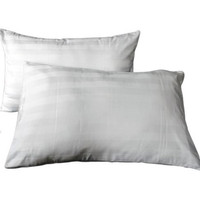 Sarung Bantal Hotel Bahan Dobby Putih