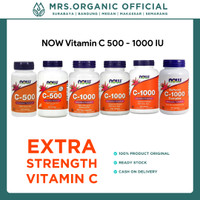 NOW Vitamin C 500 1000 IU Buffered Tablet Capsules Chewable