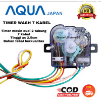 Timer Wash 7 kabel mesin cuci Aqua 2 tabung high quality