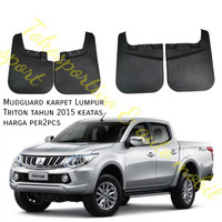 New Stok!!!!!! Mudguard Karpet Lumpur Roda Mitsubishi New Triton 2015 Keatas
