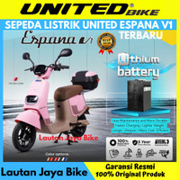 Sepeda Listrik United Bike Espana V1 Baterai Lithium Terbaru