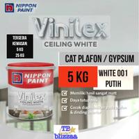 Vinilex Ceiling White 5kg Vinilex 5kg Ceiling White Cat Plafon Gypsum Vinilex Ceiling White 5 kg GLN