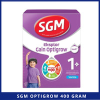 SGM EKSPLOR GAIN OPTIGROW VANILLA 400GR UNTUK ANAK USIA 1-5 TAHUN