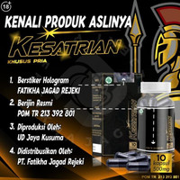 BEST PRODUK PRODUK TERBARU KESATRIAN SUPLEMEN KESEHATAN PRIA ISI 6 KAPSUL (PAKET 2 BOTOL BONUS TITAN SPRAY) READYY SELAMAT BERBELANJA