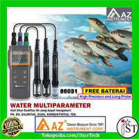 AZ 86031 Water Meter 5 in 1 Dissolved Oxygen PH Conductivity Salinity