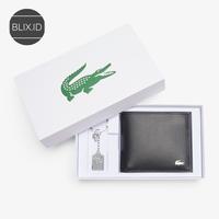 Lacoste Billfold and Keychain Set / Dompet Dijamin Original
