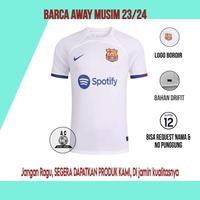 Jersey Barca Away Musim 2023 2024 Grade Ori Kualitas Terbaik Premium Baju Futsal Terbaru Best Quality Asli 100% Original
