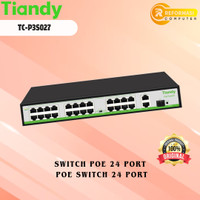 SWITCH POE TIANDY 24 PORT TC-P3S027 POE SWITCH 24 PORT