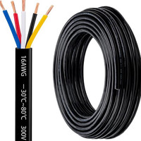16 5 Kawat Listrik Konduktor 16 Awg Kawat Listrik Kabel Pvc Terdampar Kabel Tembaga Oksigen 50Ft Tembaga Murni Kawat Otomotif Tugas Berat 5 Kawat Trailer Arah Inti 16Awg5C 50Ft
