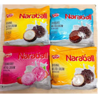 BIG SIZE 300gr Naraball Naraya Bola Cokelat Melted Cream All Varian Coklat Pandan Strawberi Original