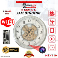 Hidden Camera CCTV Wifi Wireless IP Kamera Wallclock Jam Dinding Gear Mewah Minimalis Full HD 1080P Spycam Kamera Wall Clock CCTV Tersembunyi Pengintai Pengawas Monitor Keamanan Ruangan Rumah APP Kontrol Monitoring Jarak Jauh