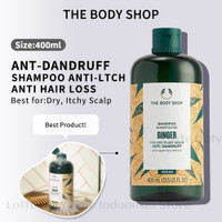 The Body Shop Ginger Anti-Dandruff Shampoo Hair Loss Scalp Hydrating Fluffy Oil Control 400ml