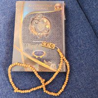 Tasbih kayu 99 butir ukuran sedang