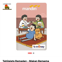 e-money mandiri card x tahilalat makan bersama suport nfc