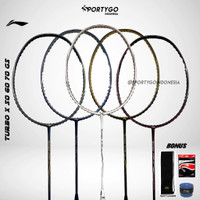 (Langsung Diproses) Raket Lining TURBO X 50 60 70 G5 Badminton Original | Bisa Dikirim