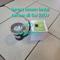 lampu lantai taman led vacolux 6watt 6w / inground uplight cob 6w 6 watt 220volt