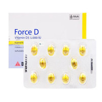 FORCE D 1000 BOX ISI 50 TABLET - Vitamin D3 1000 IU