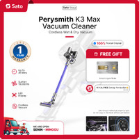 PerySmith K3 Max Cordless Vacuum Cleaner Home Penyedot Debu Tanpa Kabel Wireless Pembersih Debu Handheld Vacum Cleaner Portable