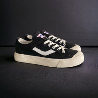 Sneakers Evil Low Black Natural 70s Ethnic Sepatu Local High Quality Sepatu Healing Murah HitamCASUAL