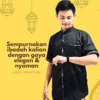 Baju koko pria dewasa lengan pendek premium terbaru 2025