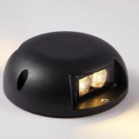 3W 4W Flush Cover Outdoor Indoor Villa Park Bridge Deck Landscape Lighting 1Hole 2Hole Waterproof LED Underground Lamp AC220V