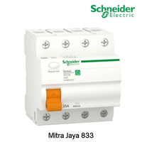 RCCB/ELCB Domae 3P+N 63A 30MA ( Proteksi Terhadap Manusia ) DOMR01463 Schneider
