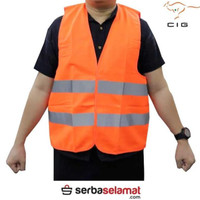 New Product - Cig Safety Vest Nylon Orange With Scot Silver Flavorstore-