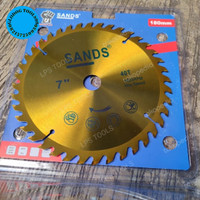Mata Gergaji Potong Aluminium & Kayu 7" 40T SANDS