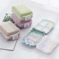 Kotak Obat Lipat Sekat /Tempat Penyimpanan Pil Minimalis Aesthetic Elegan Premium Terbaru