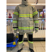 BAJU PEMADAM LUTUT HITAM / FIREMAN SUIT KHAKI / FIRE SAFETY