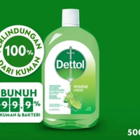 Dettol Hygiene Liquid Lime Fresh 500ml Sabun Antiseptic