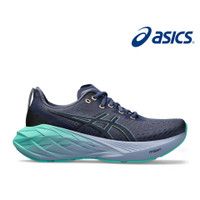 Sepatu Running Asics Novablas 4 Black Thunder Blue