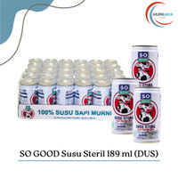 So Good Susu Steril 189 ml (ISI - 30 PCS)