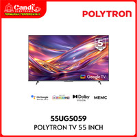 POLYTRON 4K Ultra HD Smart Google TV  55 Inch UG5059 MEMC 55UG5059