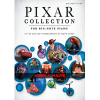 Buku Piano Anak Disney / (PD-158) PIXAR COLLECTION FOR BIG-NOTE PIANO