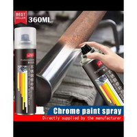 Cat Semprot Chrome Stainless 360ML  Chrome Spray Paint Anti Karat Warna Stainless