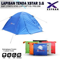 Cover Tenda PANO PORTA 2p 220x150x110 - outer tenda lapisan luar tent