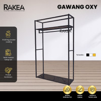 GAWANG OXY - GAWANG MINIMALIS - AMBALAN PLAT BESI - GAWANG BAJU MODERN - RAKEA