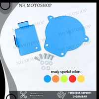 COVER CVT NMAX NMAX OLD NEW AEROX AEROX LEXI TAHUN LAMA BARU AKRILIK TUTUP COVER PELINDUNG UDARA MESIN MOTOR WARNA WARNI ORANGE OREN MERAH BIRU HIJAU STABILO NEON KUNING