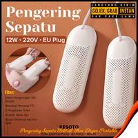 Kesoto Pengering Sepatu Elektrik Shoe Dryer Portable 12W 220V EU Plug - BZ-HXQ2 - White