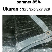 Paranet 85% Siap Pakai, Dengan List Terpal dan Ring Mata Ayam