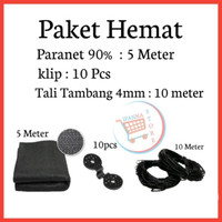 Paranet 90% Lebar 3 Meter Paket Lengkap