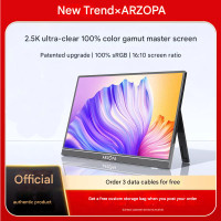 ARZOPA Z1RC portable monitor display 16 inches 2.5K high color gamut computer notebook mobile phone external secondary screen Switch