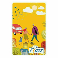 Kartu eTOLL Flazz BCA GEN2 /Gen 2 Reguler Kuning (Traveling) ORI /Like eTOLL eMONEY Tapcash or Brizzi